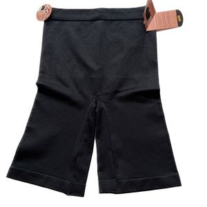 Shapermint Fresh Control Mid-Waist Shaper Bike Shorts S Black New with tags